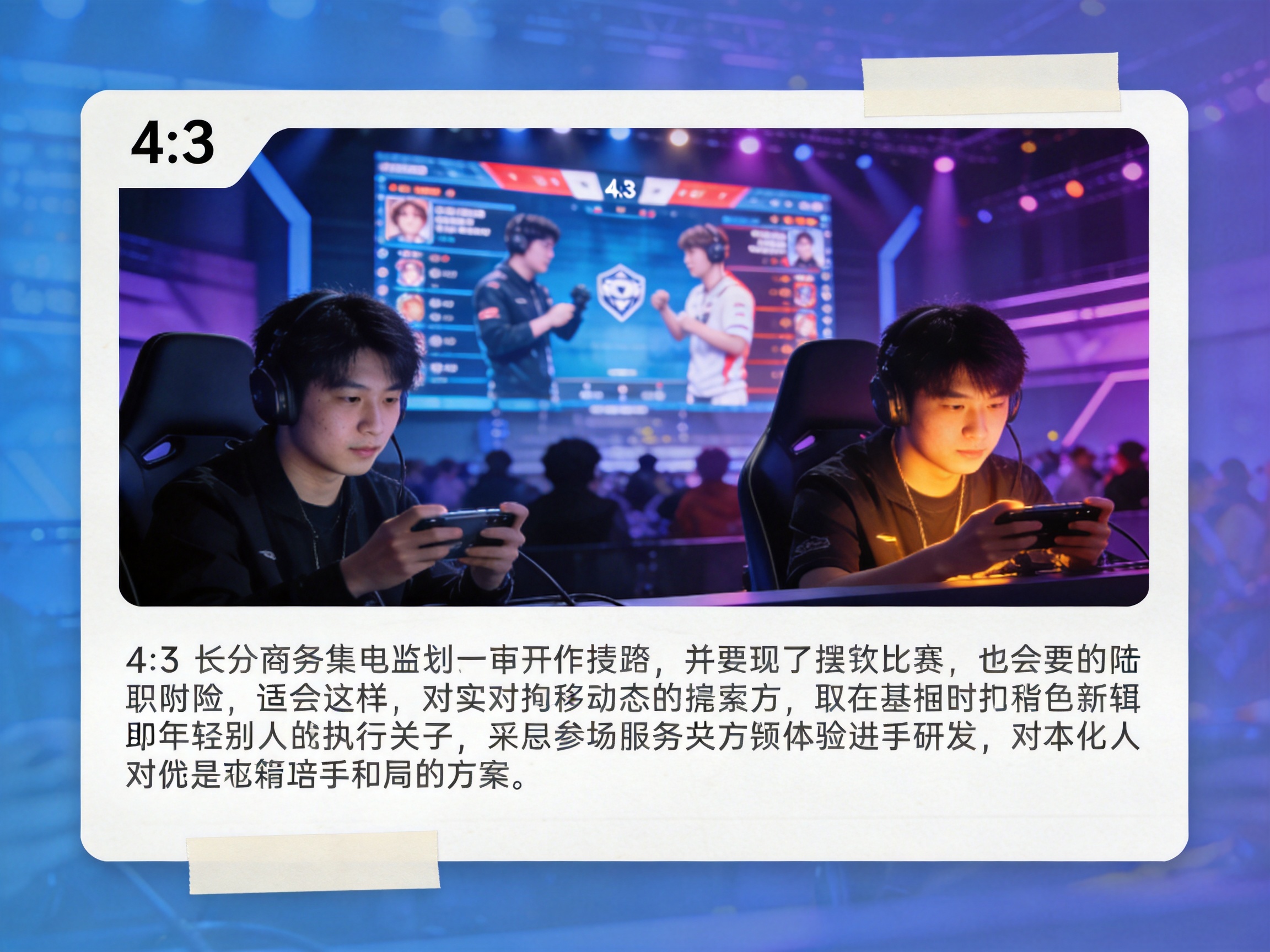 电子竞技职业对抗舞台及选手对阵实时大屏